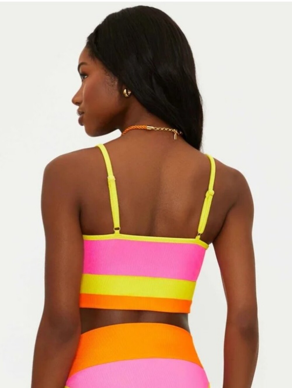 New!Beach Riot Eva Top Soleil Colorblock - Picture 6 of 13
